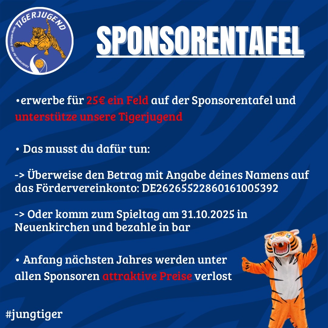Sponsorentafel 2025